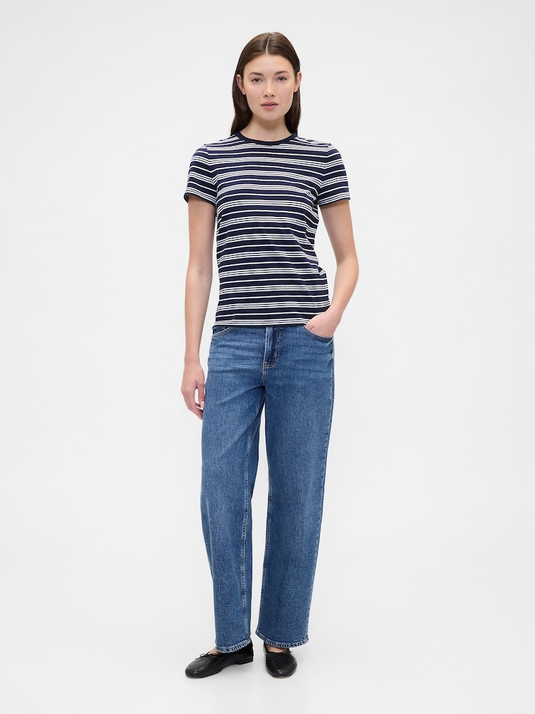 Favorite Stripe Crewneck T-Shirt