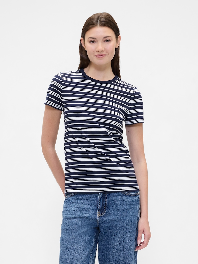 Favorite Stripe Crewneck T-Shirt
