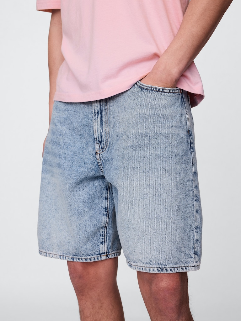 '90s Loose Denim Shorts