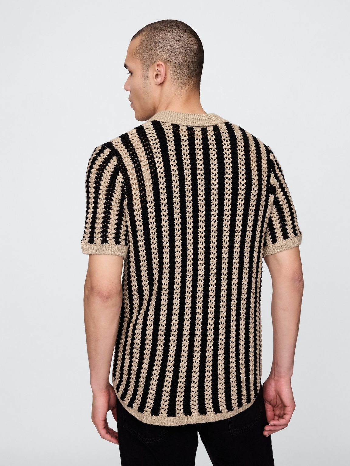 Mesh Sweater Shirt