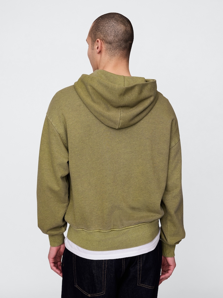 Heavyweight French Terry Oversized Zip Hoodie