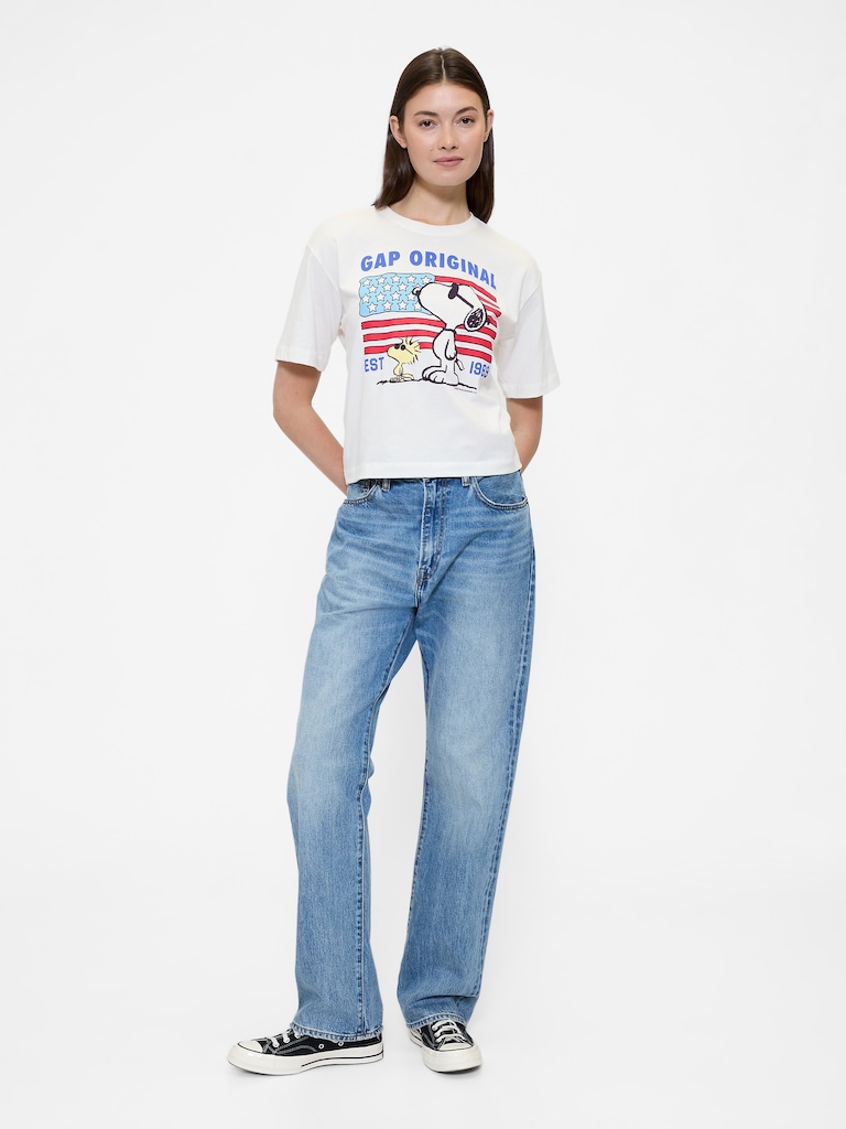Peanuts Oversized Gap Logo T-Shirt