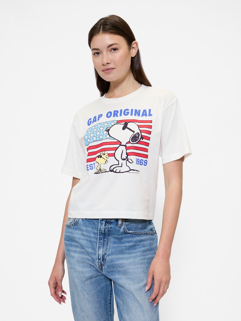Peanuts Oversized Gap Logo T-Shirt