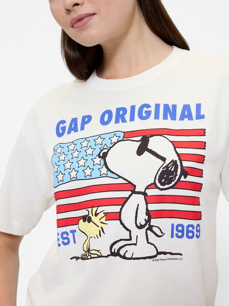 Peanuts Oversized Gap Logo T-Shirt