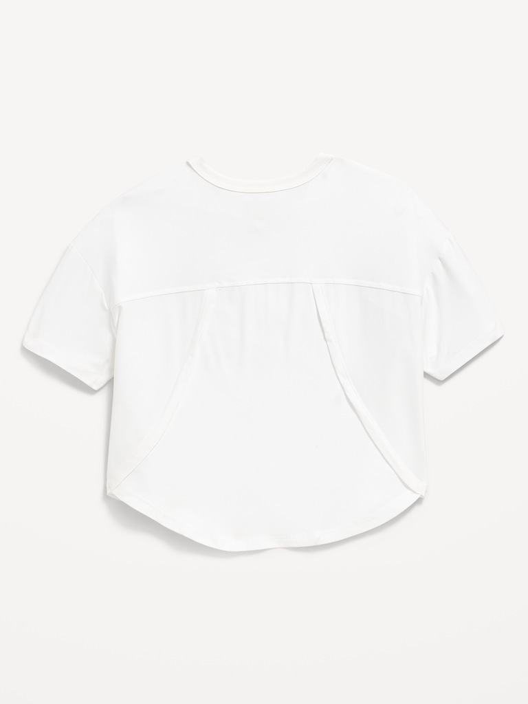 CloudMotion Cropped Performance T-Shirt for Girls