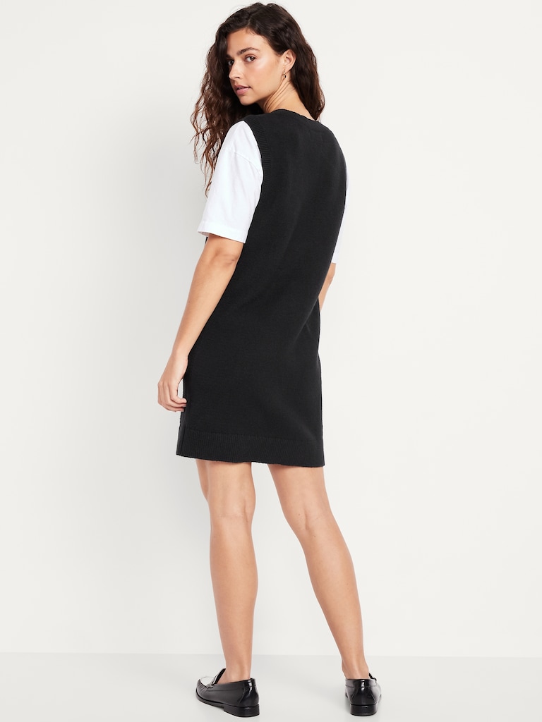 SoSoft Sleeveless Mini Sweater Dress