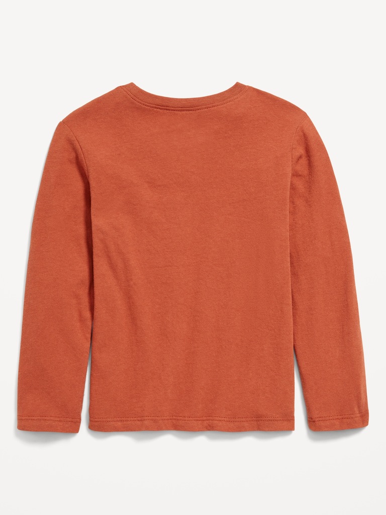 Long-Sleeve Unisex Graphic T-Shirt for Toddler