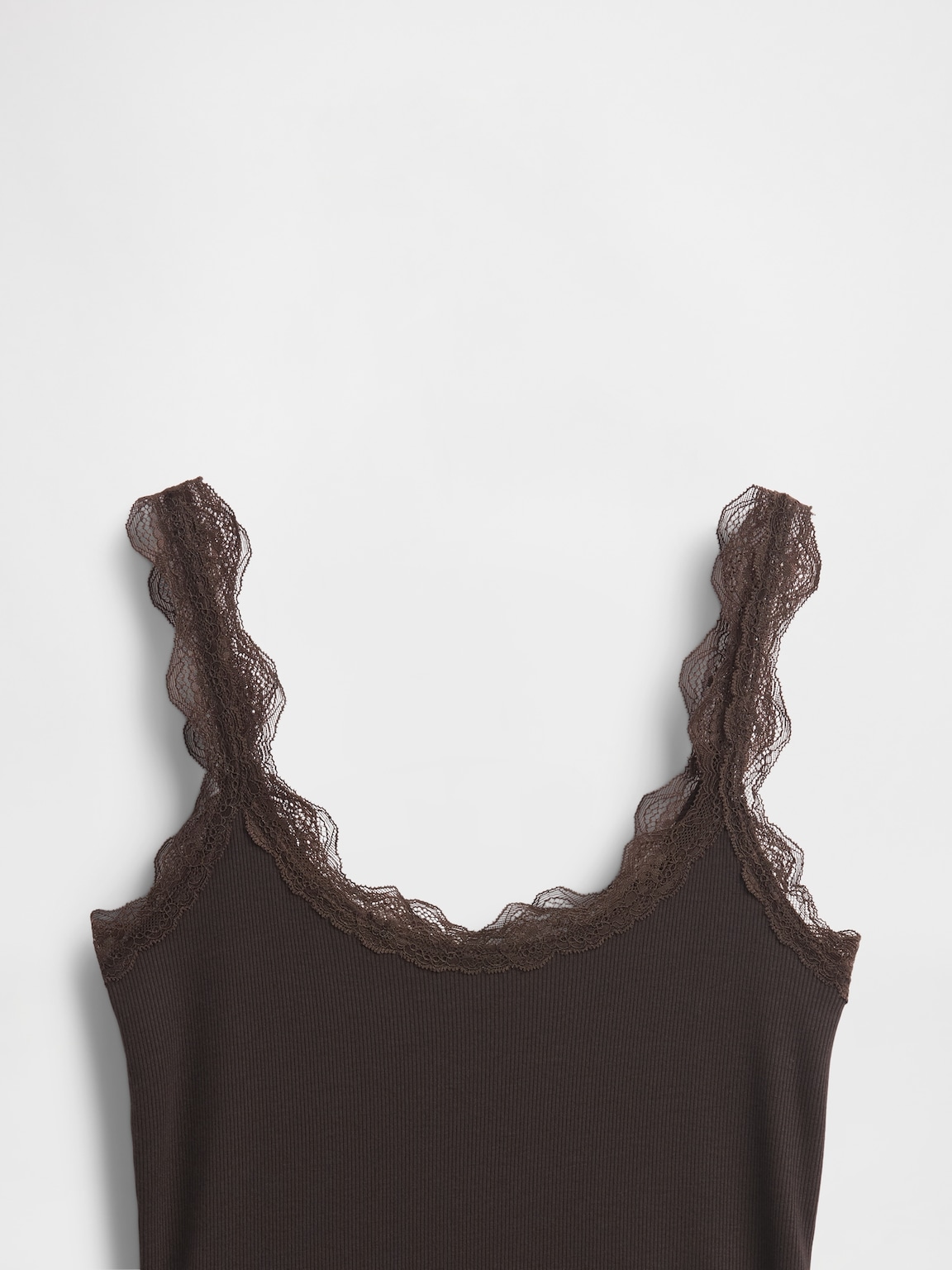 Mini Rib Lace PJ Tank Top