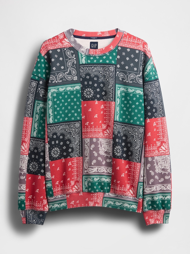 Heavyweight Oversized Bandana Sweatshirt