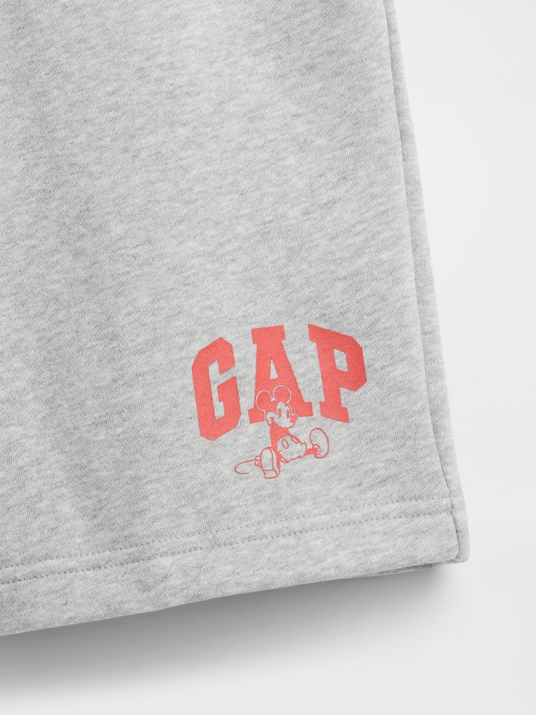 GapKids × Disney Mickey Mouse Relaxed Logo Pull-On Shorts