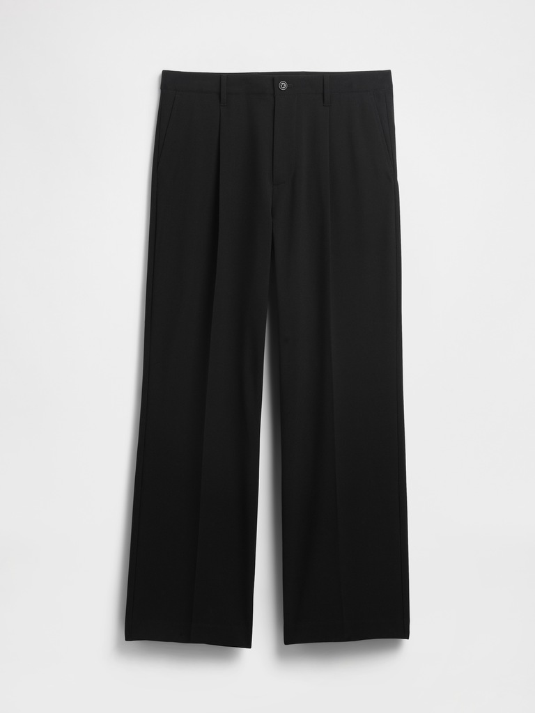 Relaxed Pleated Trousers
