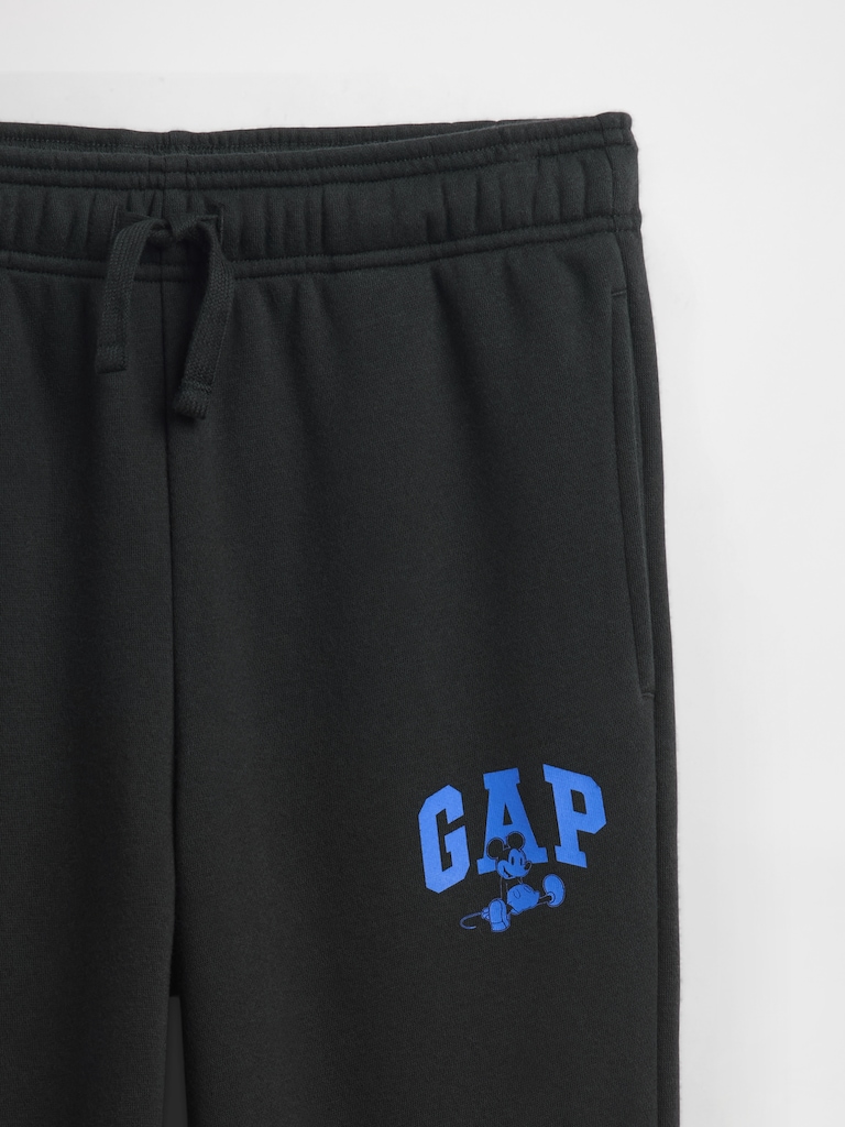 GapKids × Disney Mickey Mouse Relaxed Logo Joggers