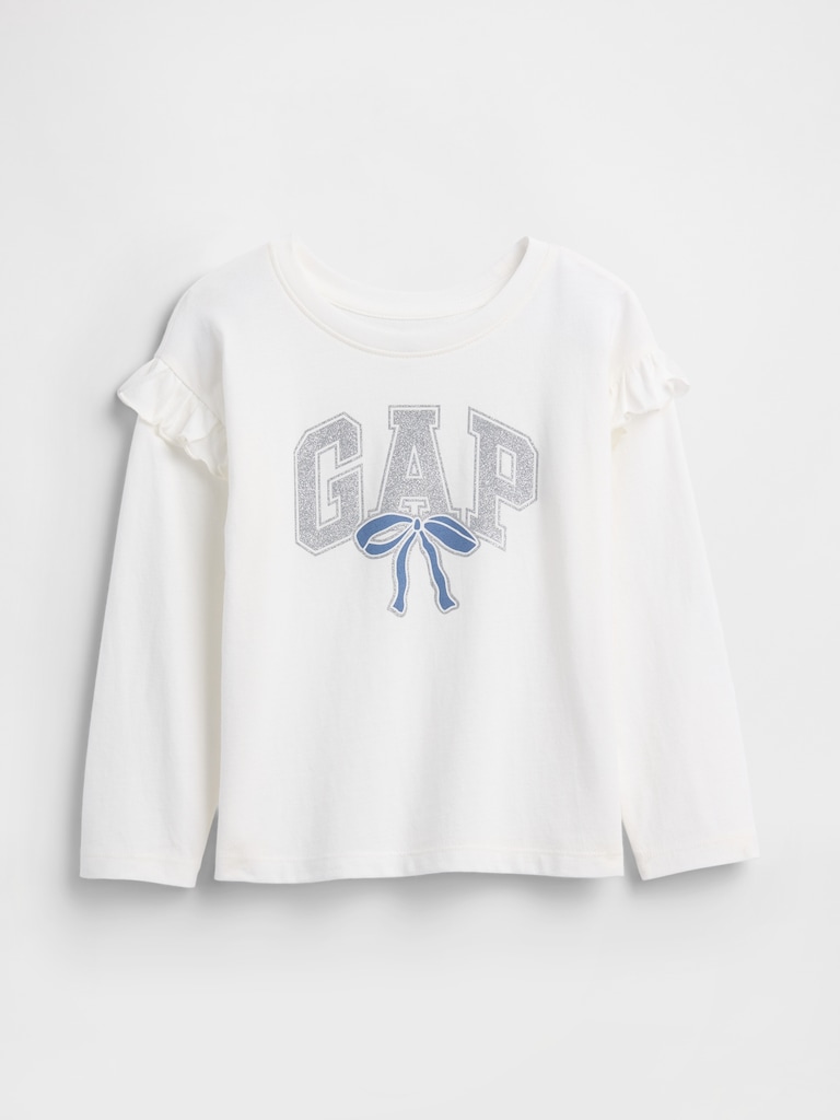 babyGap Logo Ruffle Crewneck T-Shirt