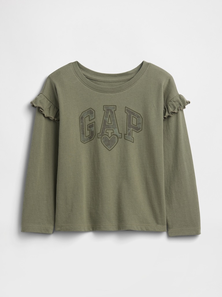 babyGap Logo Ruffle Crewneck T-Shirt