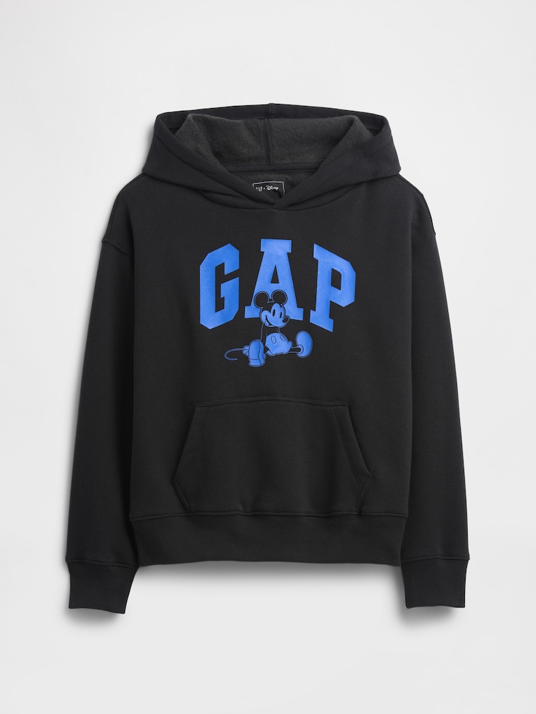 GapKids × Disney Mickey Mouse Relaxed Logo Hoodie