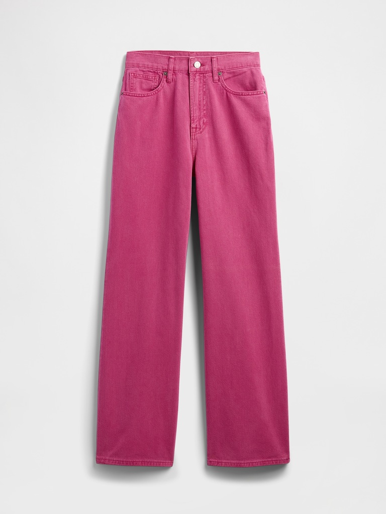 High Rise Wide-Leg Jeans