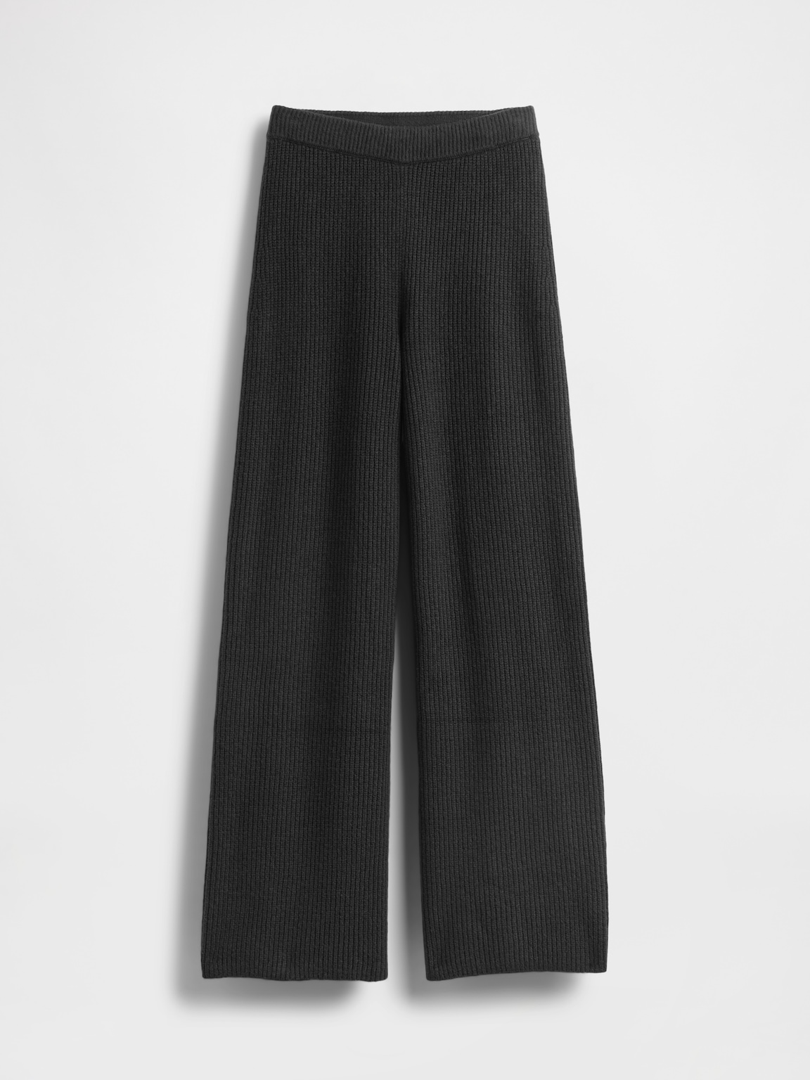 CashSoft Shaker-Stitch Sweater Pants
