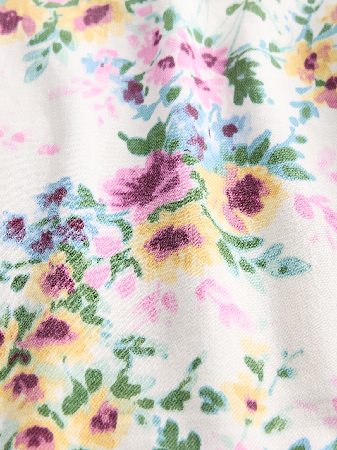 High Rise Floral Barrel Jeans