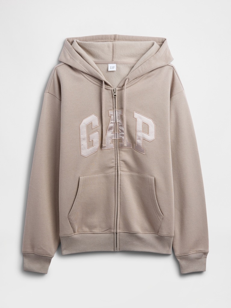 Relaxed Gap Logo Zip Hoodie