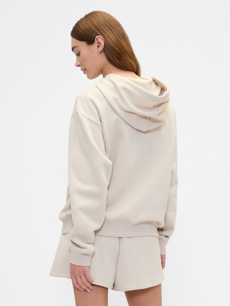 Relaxed Gap Logo Zip Hoodie