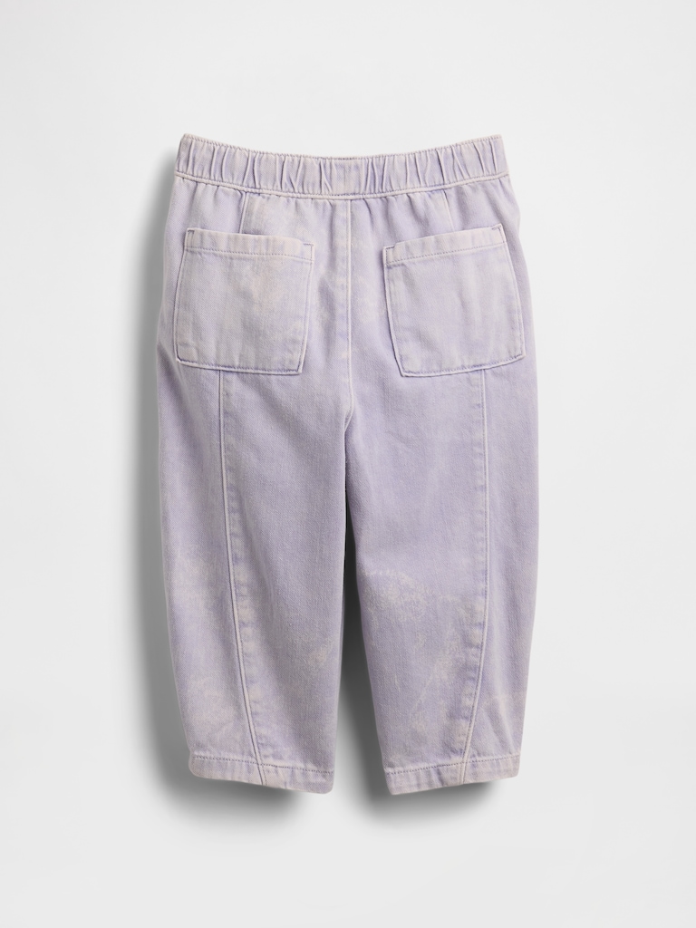 Baby & Toddler Pull-On Barrel Jeans