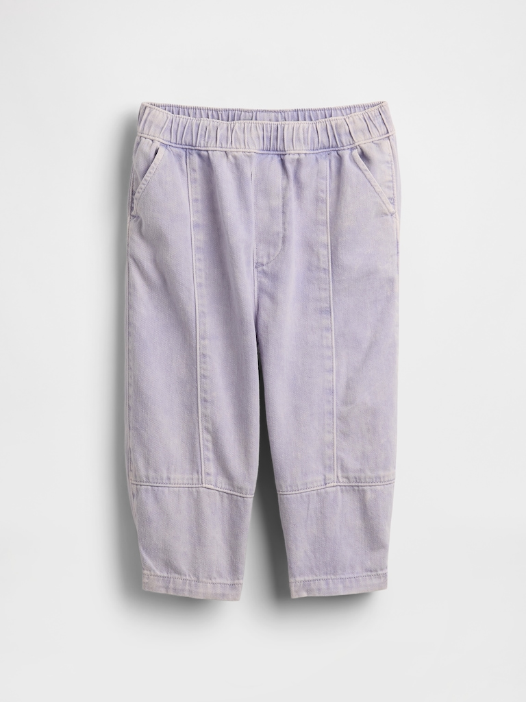 Baby & Toddler Pull-On Barrel Jeans