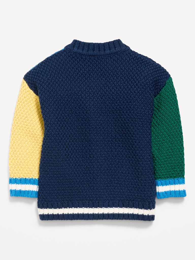 Color-Block Cardigan Sweater for Baby