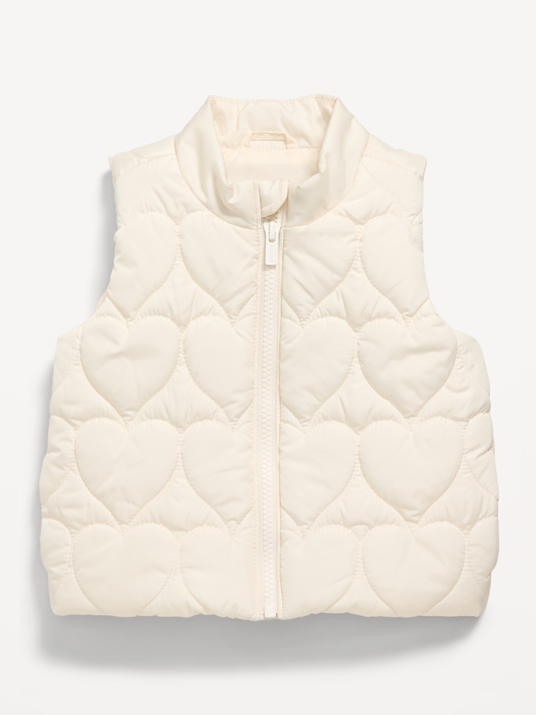 Water-Resistant Quilted Puffer Vest for Baby