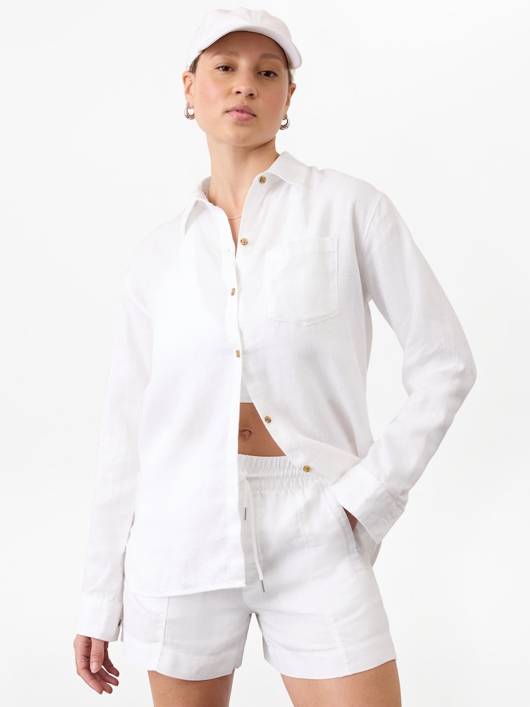 Retreat Linen Top