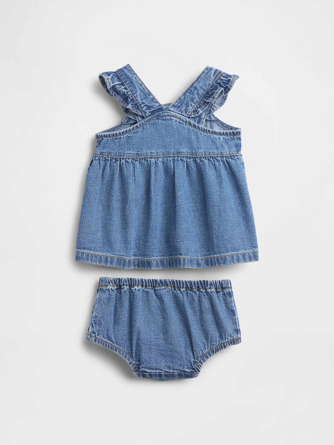 Baby Denim Dress Set