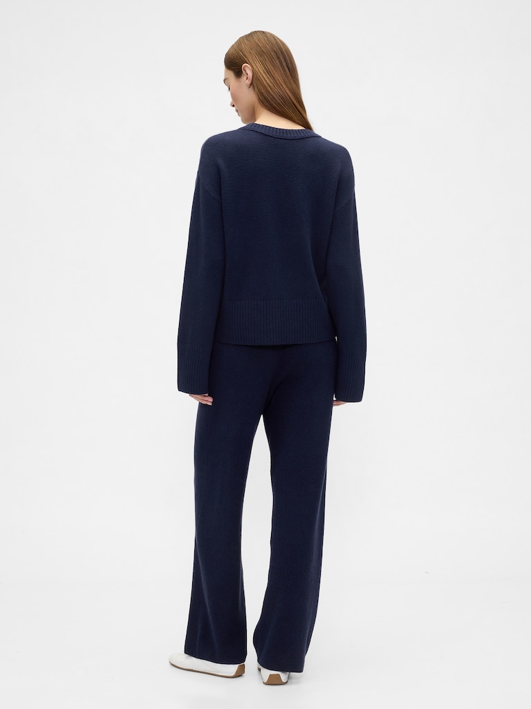 CashSoft Relaxed Ribbed Sweater Pants