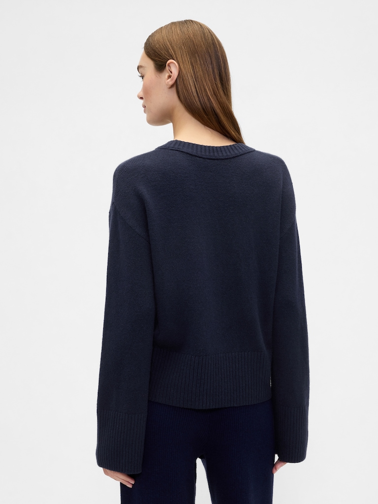 CashSoft Relaxed Crewneck Sweater