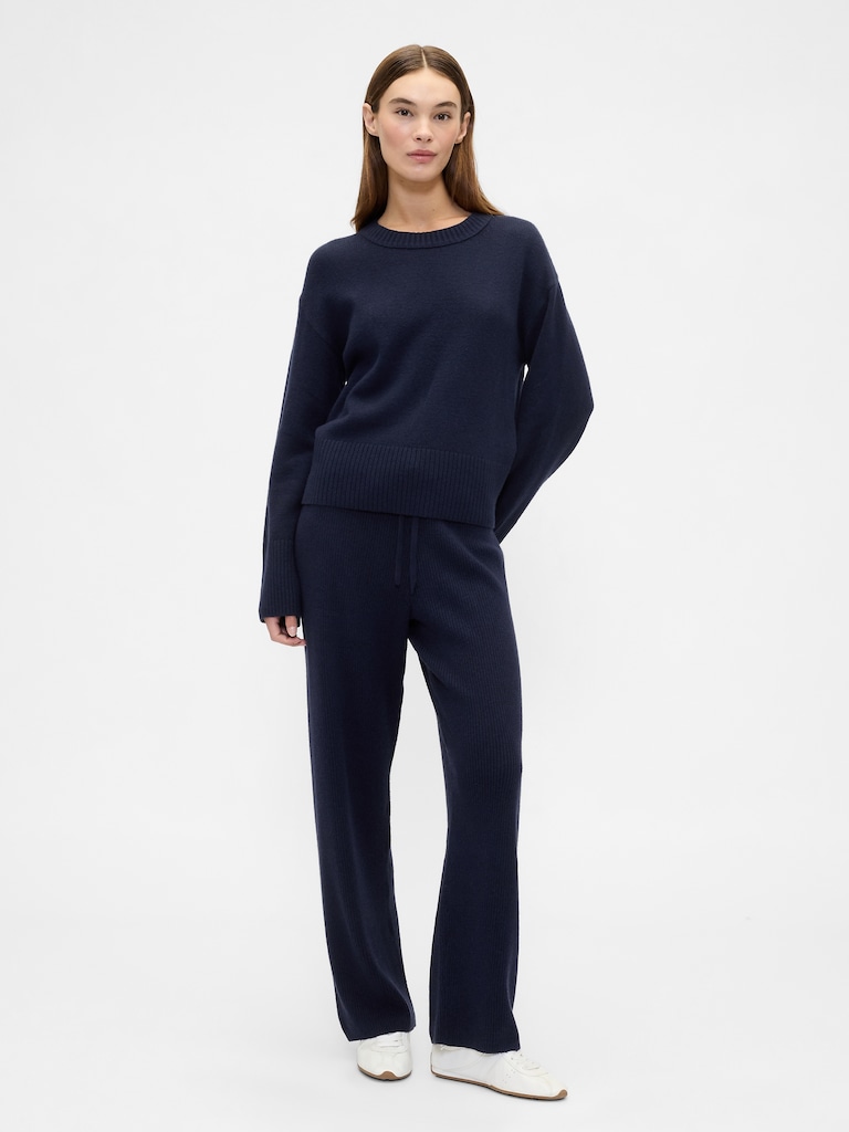 CashSoft Relaxed Ribbed Sweater Pants