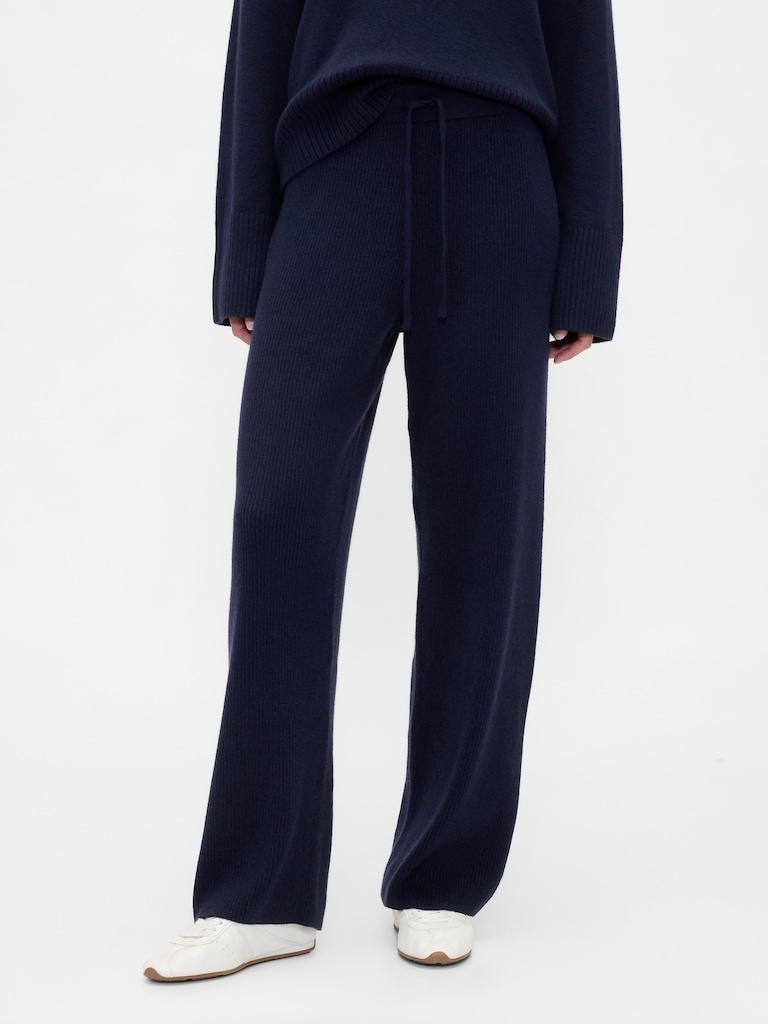 CashSoft Relaxed Ribbed Sweater Pants