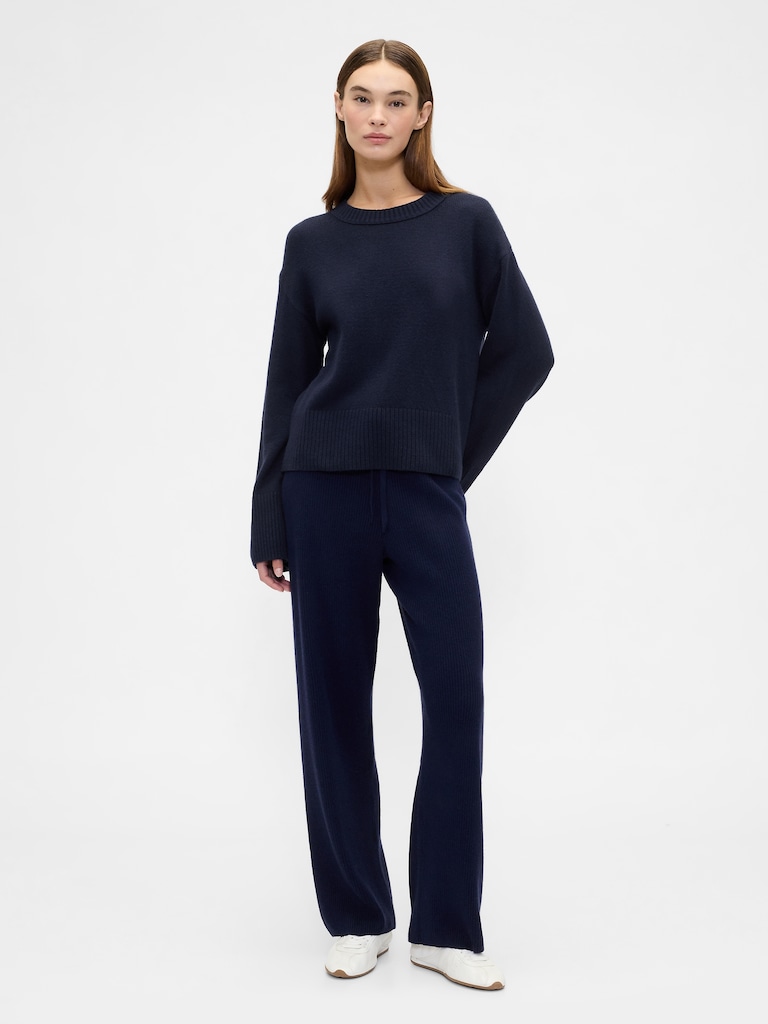 CashSoft Relaxed Crewneck Sweater