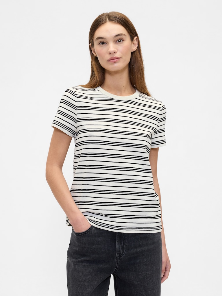 Favorite Stripe Crewneck T-Shirt