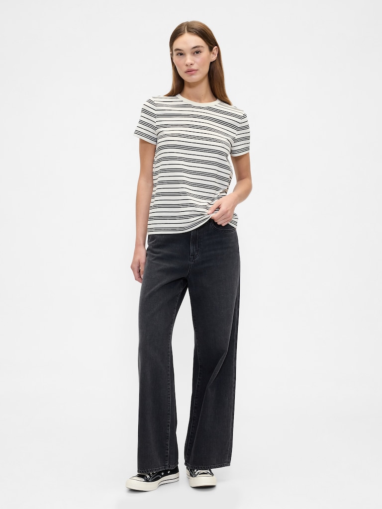 Favorite Stripe Crewneck T-Shirt