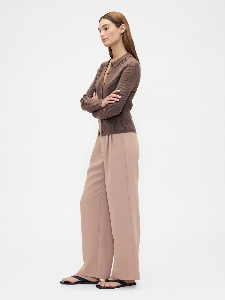 Easy Crepe Trousers