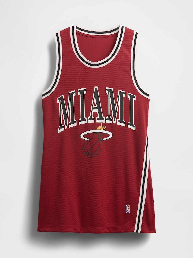NBA Miami Heat Recycled Jersey Mini Dress