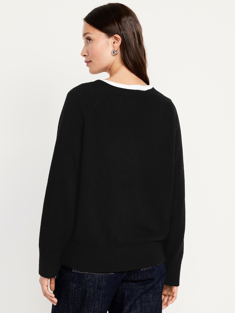 SoSoft Loose V-Neck Sweater