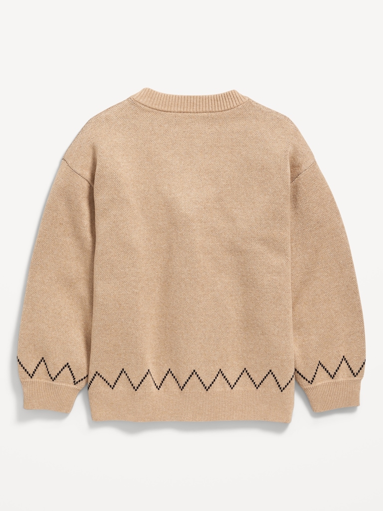 Slouchy Long-Sleeve Cardigan Sweater for Girls
