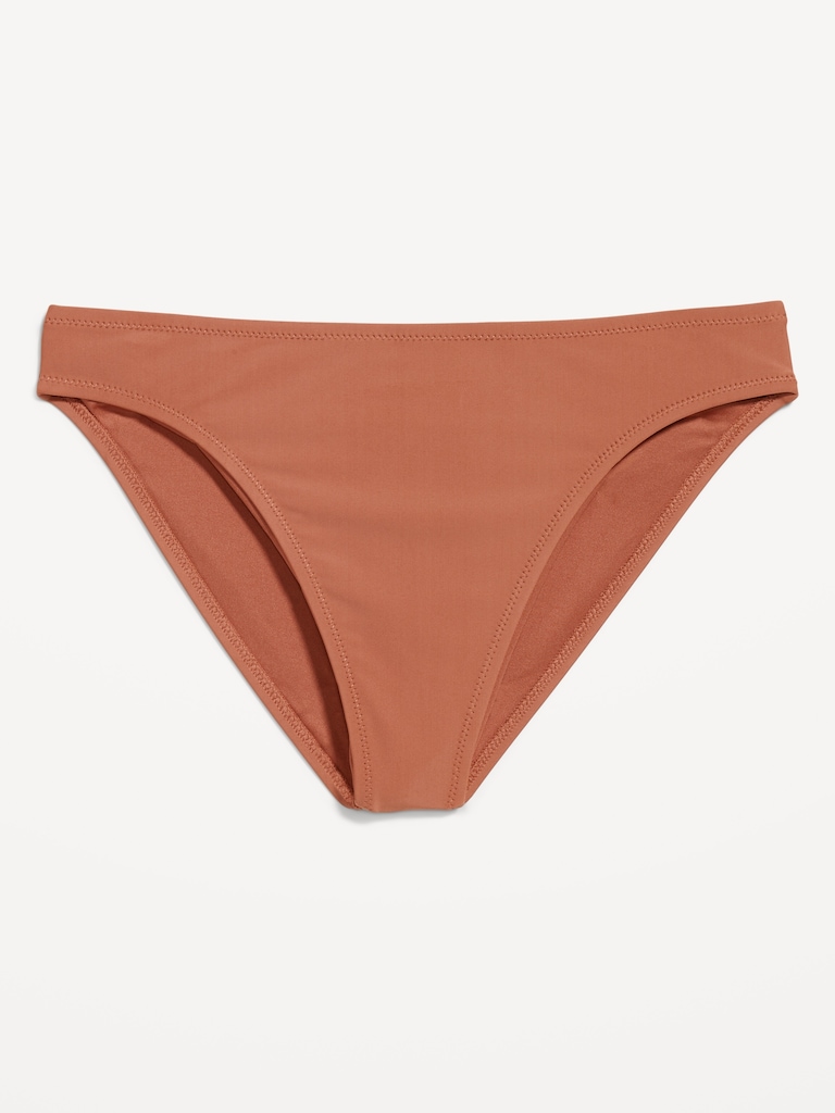 Mid-Rise Bikini Swim Bottoms
