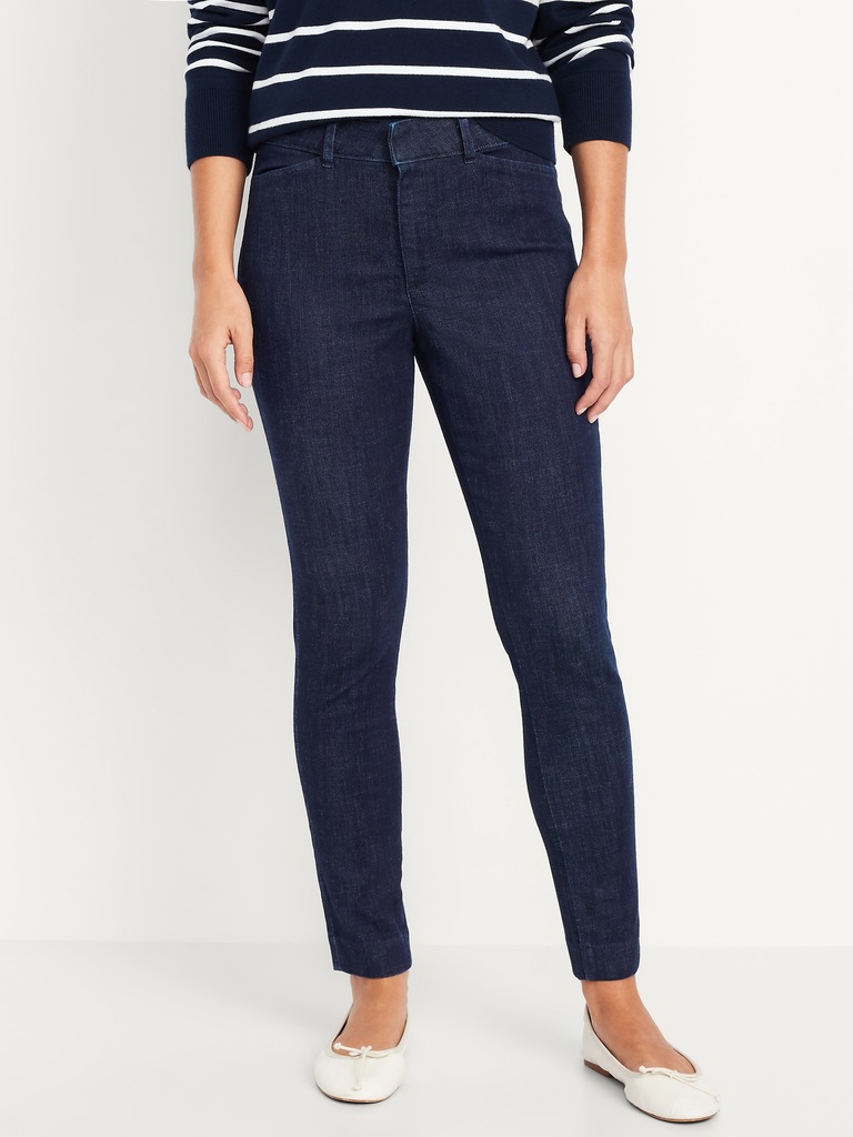 High-Waisted Pixie Skinny Ankle Pants