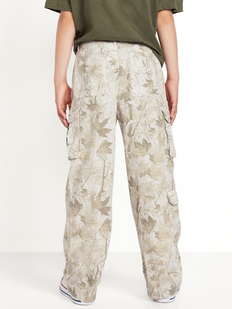 Baggy Cargo Ripstop Pants for Boys