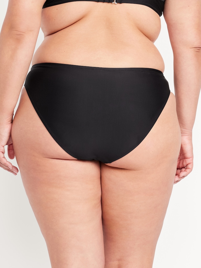 Mid-Rise Bikini Swim Bottoms