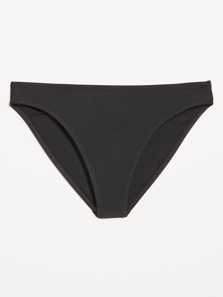 Mid-Rise Bikini Swim Bottoms