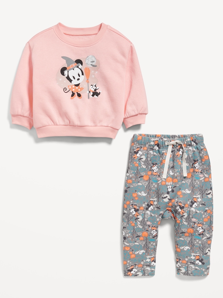 Disney© Unisex Graphic Sweatshirt and Sweatpants Set for Baby