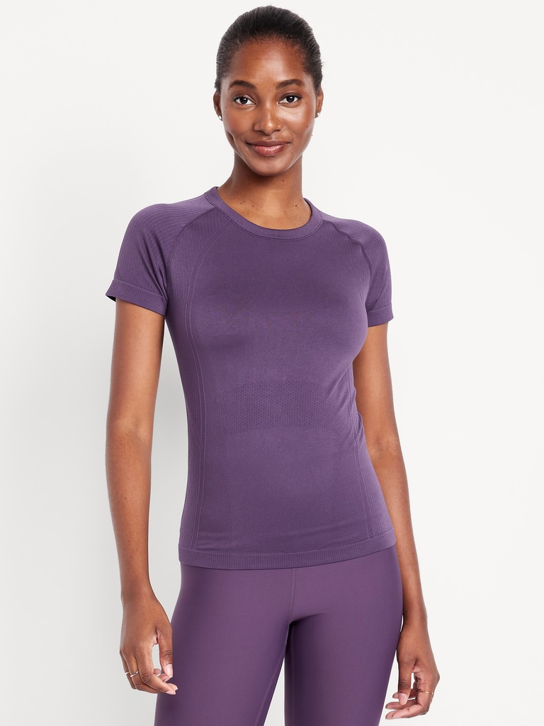 Fluid Seamless Fitted T-Shirt