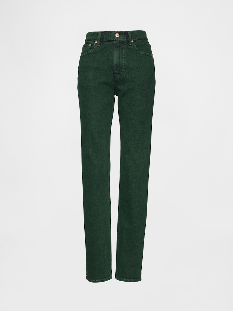 High Rise '90s Slim Straight Jeans