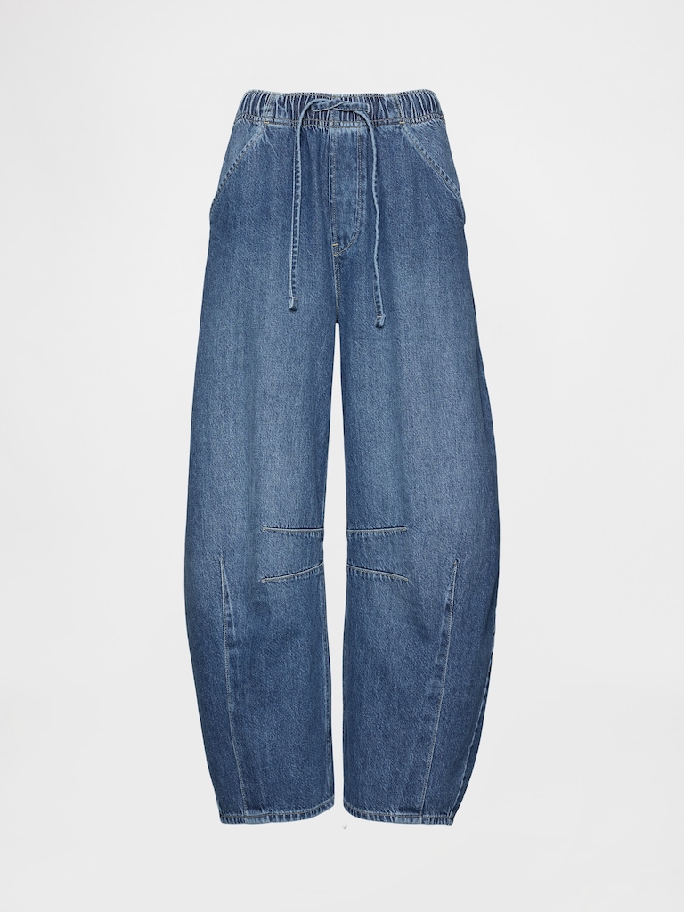 Mid Rise UltraSoft Easy Horseshoe Jeans